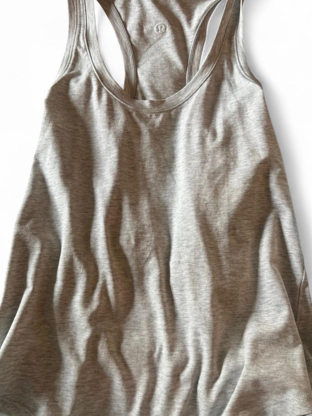 Lululemon light grey tank top